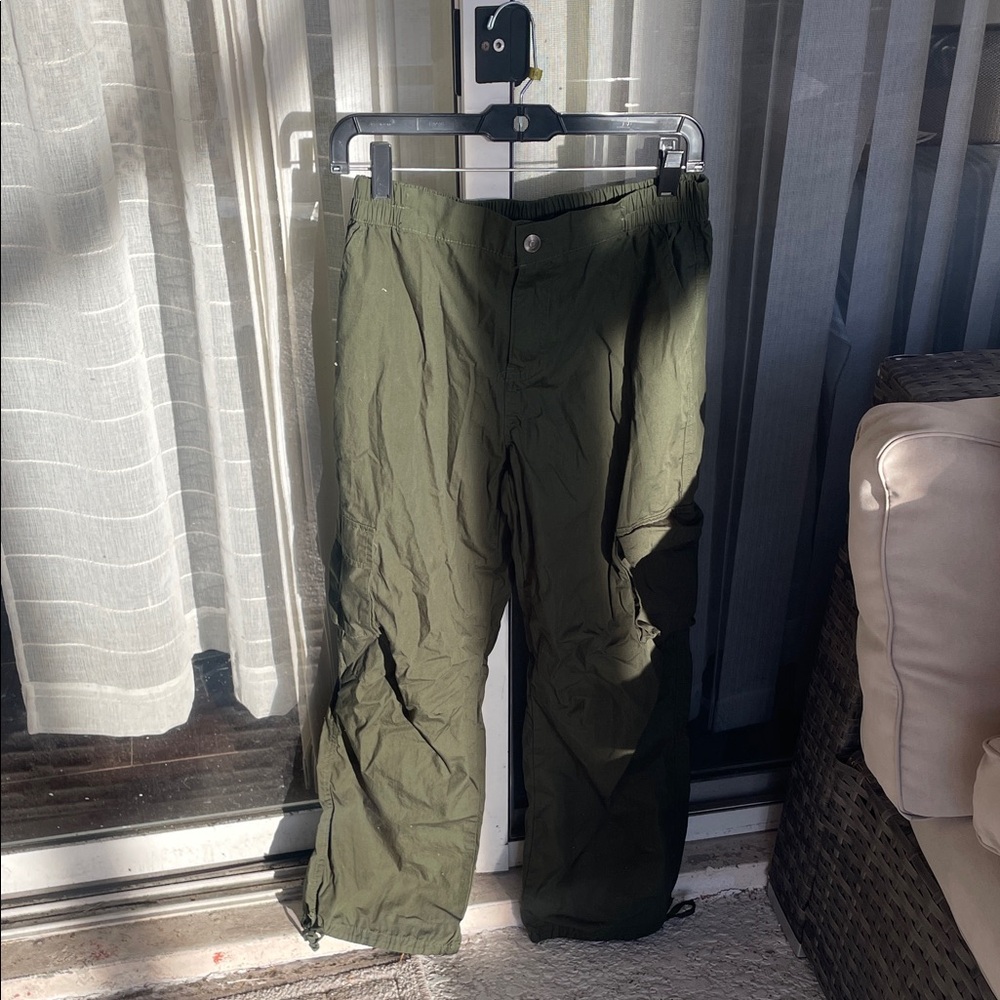 Olive Green Womans Pants
